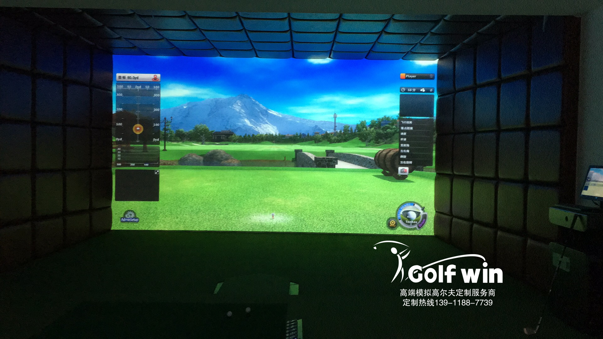 喜报：沧州市高新区某企业室内高尔夫已验收