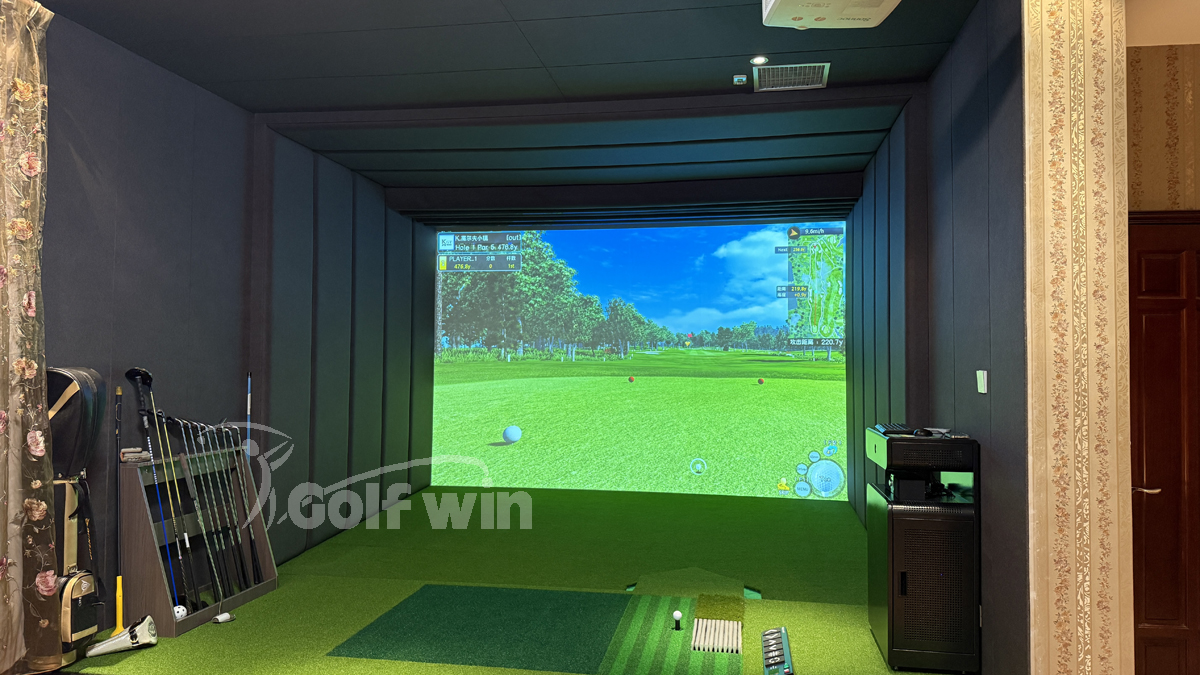天津市南开区某别墅室内高尔夫